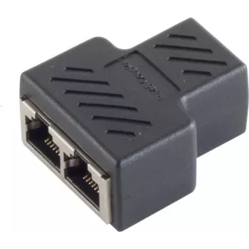 Káblový konektor S/CONN 08-01040 2 x RJ-45 čierna