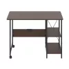 Maclean Loft sklápací stôl, rozmery: 107x45x75 cm, max. 150 kg, s doskou stola, tmavá orechová farba, MC-411 B