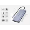 Hub UNITEK uHUB S7 USB 3.2 Gen 1 Type-C sivý