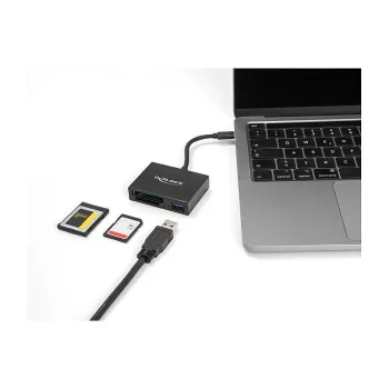 DeLOCK USB-C čítačka kariet pre XQD a SD pamäťové karty USB 5 Gbit/s