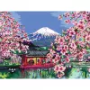 Ravensburger Maľovacia sada CreArt Japonská čerešňa 23914 – umelecká sada na maľovanie