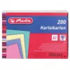Kartotékový lístok Herlitz 10836245 modrý zelený ružový žltý