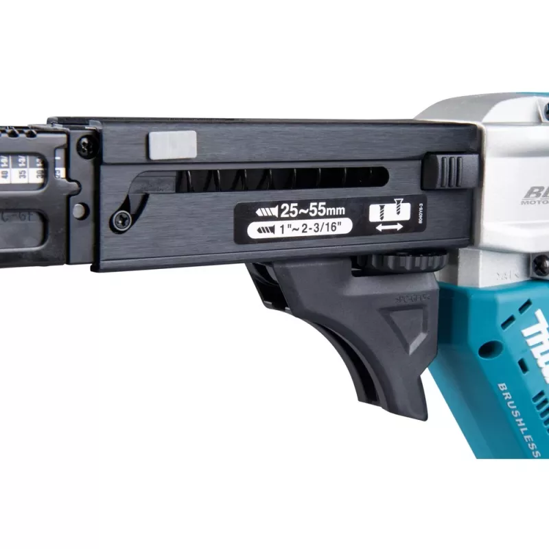Makita DFR552Z akumulátorový zásobníkový skrutkovač, 18 V Li-Ion, 4500 ot./min, 1/4"