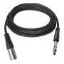 Vivolink PROAUDXLRJACKS2 audio kábel 2 m XLR 6,35 mm TRS čierny