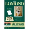 Fotopapier Lomond A4 lesklý, samolepiaci, 25 listov