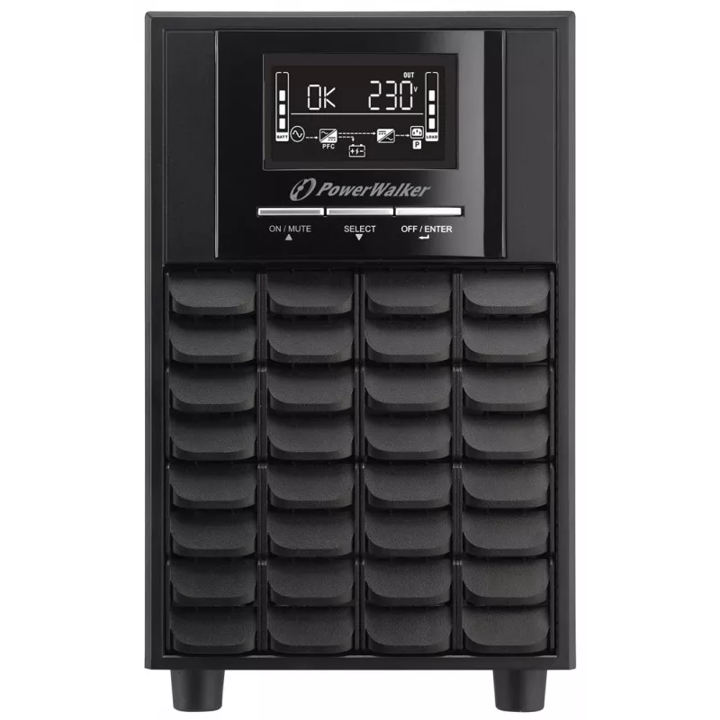 Záložný zdroj PowerWalker VI 1100 CW FR, line-interactive, 1,1 kVA (770 W), LCD, EPO, RS-232