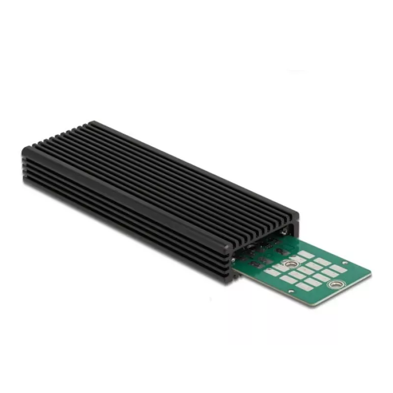 Puzdro na SSD DeLOCK externé USB Type-C combo puzdro pre M.2 NVMe PCIe alebo SATA SSD