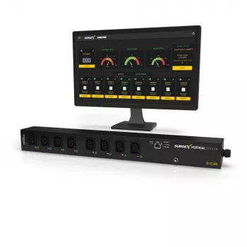 SurgeX Vertical Series prepäťová ochrana SX-VS-108I — SurgeX značková vertikálna prúdová ochrana