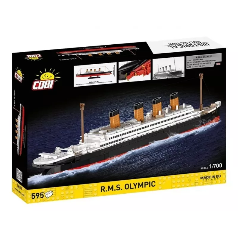 Stavebnica Cobi Blocks R.M.S. Olympic 59 blokov — 59-dielna modelárska sada