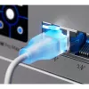 Ubiquiti UACC-Cable-Patch-EL-0.15M-W sieťový kábel Translucent, biely Cat6