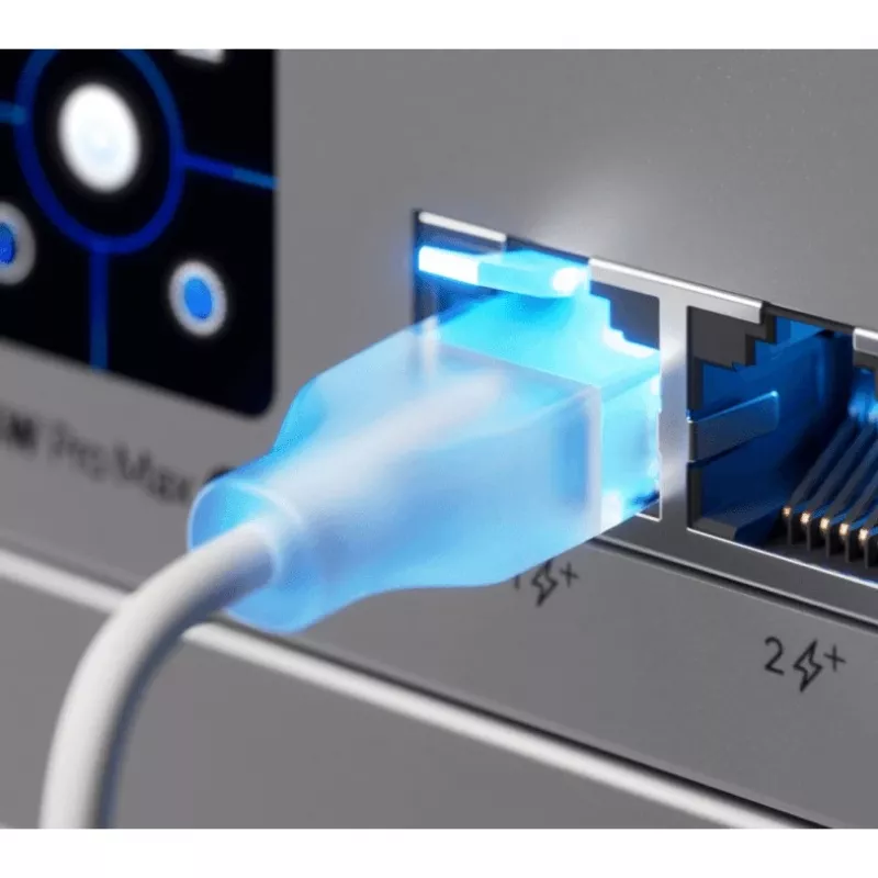 Ubiquiti UACC-Cable-Patch-EL-0.15M-W sieťový kábel Translucent, biely Cat6