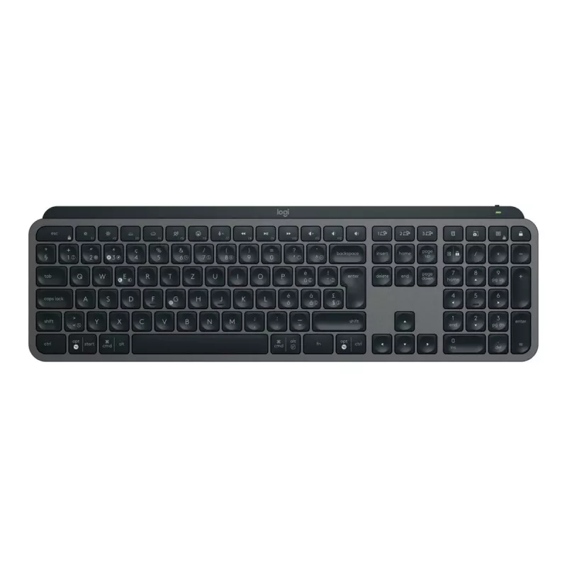 Logitech MX Keys S klávesnica RF Wireless + Bluetooth QWERTZ Swiss grafitová (920-011571)