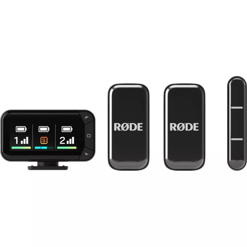 Bezdrôtová lavalierová mikrofónová sada Rode Wireless Micro Camera Kit s bezdrôtovým vysielačom a prijímačom