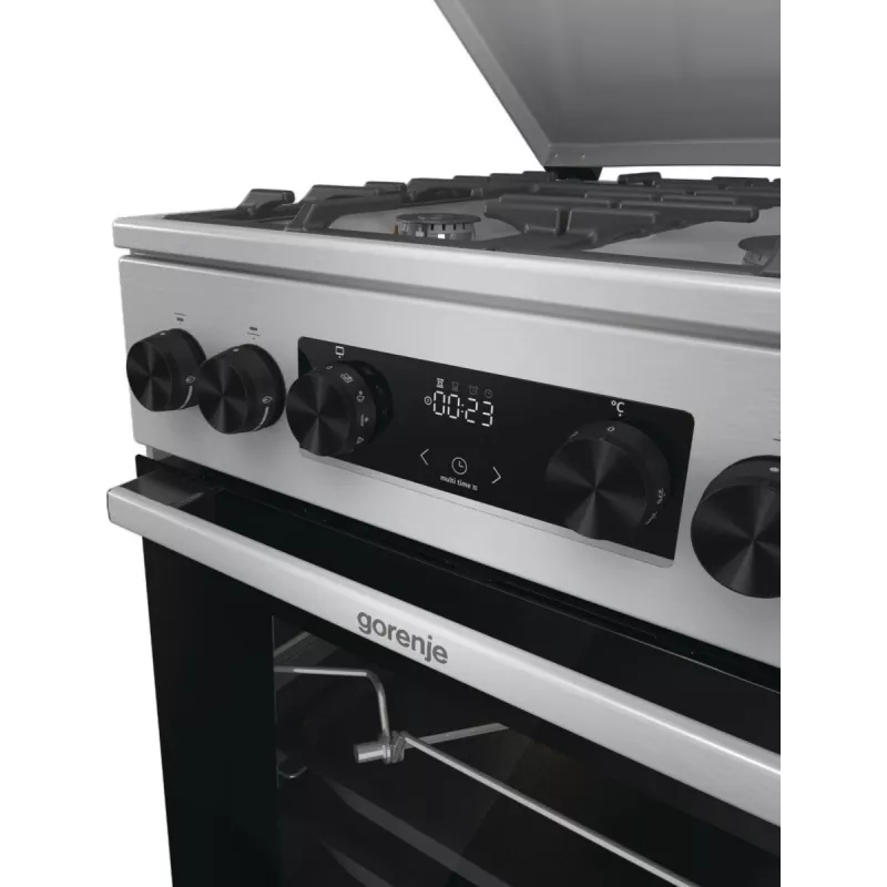 Gorenje GKS5C71XF voľne stojaci sporák s rúrou strieborný