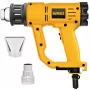 Teplovzdušná pištoľ DeWalt D26411 — 1800 W, pištoľová rukoväť, max. 600 °C, prúd vzduchu 450 l/min, žltá