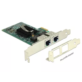 Delock PCIe karta 2x Gigabit LAN sieťový adaptér