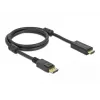 Kábel DeLOCK Active DisplayPort 1.2 na HDMI 4K 60 Hz 1 m