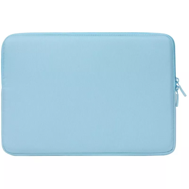 Puzdro na notebook Rivacase Riva Szuzuka 14 palcov pastelovo modrá – ochranné neoprénové puzdro pre 14-palcové notebooky