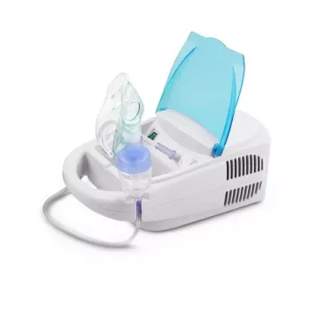 Stolný nebulizér ESPERANZA ECN002 — rozprašovanie 0,4 ml/min, objem 10 ml, maska pre dospelých a deti, náustok, 220 V
