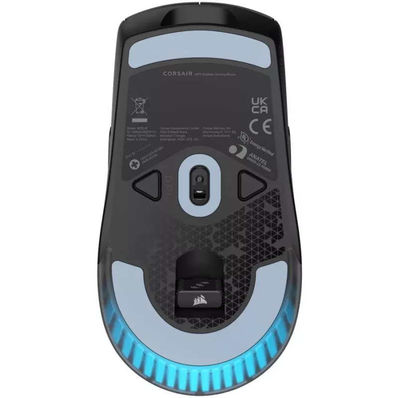 Ľahká bezdrôtová herná myš Corsair M75 Wireless RGB, čierna