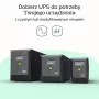 Záložný zdroj Green Cell UPSLP480 0,75 kVA (480 W) 4 AC výstupy, 2×12 V 7 Ah VRLA, Tower, AVR