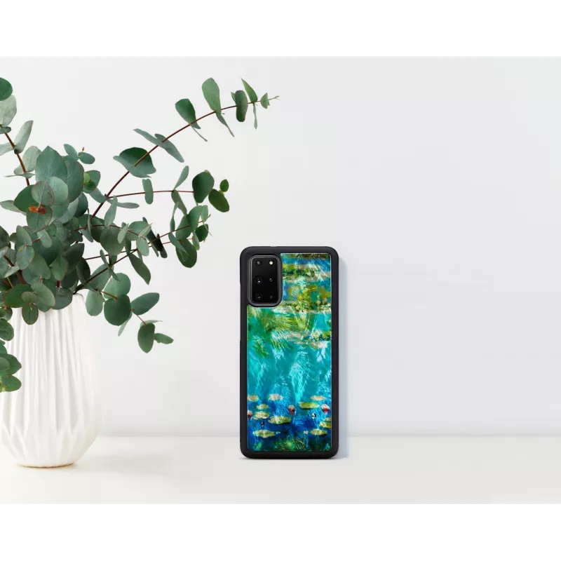 Puzdro na telefón iKins pre Samsung Galaxy S20+ — čierny dizajn lekien