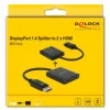 Video rozbočovač DeLOCK 87769 DisplayPort na 2x HDMI