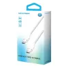 Kábel USB-C na USB-C Vention TRDWF — 1 m, USB 2.0, 60 W Power Delivery, 3 A, biely