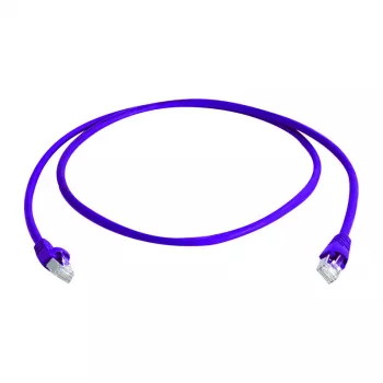 Sieťový kábel Telegärtner CAT6a 5m fialový S/FTP