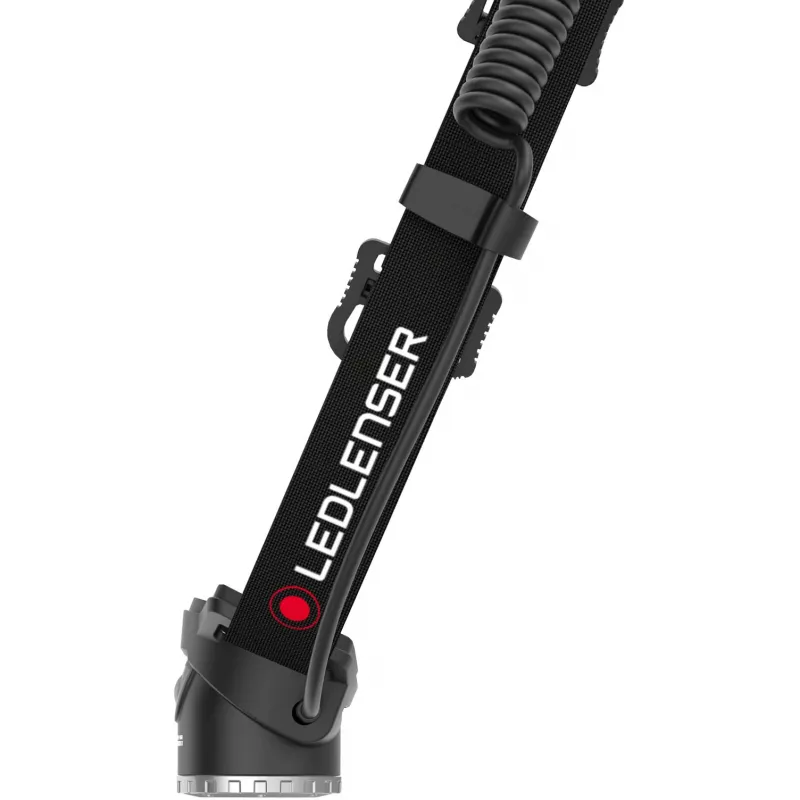 Ledlenser H8R čierna, červená čelová lampa LED