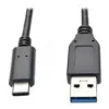 Tripp U428-003-G2 USB-C na USB-A kábel (konektor/konektor) - USB 3.2 Gen 2 (10 Gbit/s) - kompatibilný s Thunderbolt 3 - 0,91 m - 1,83 m - USB C - USB A - USB 3.2 Gen 2 (3.1 Gen 2) - Male/Male