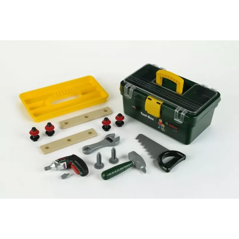 Klein Toys kufrík s náradím Bosch so skrutkovačom Ixolino (8305)