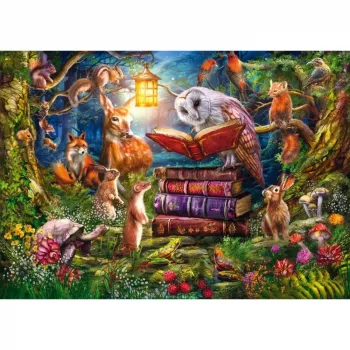 Schmidt Spiele puzzle Lesné príbehy v noci – 1000 dielikov
