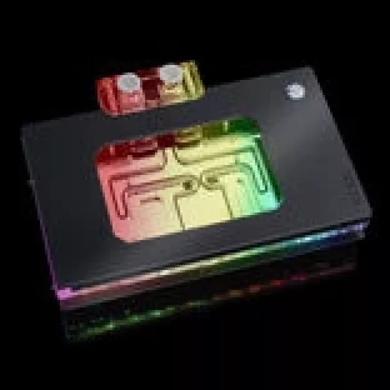 Bitspower NEBULA Suprim/Gaming Trio/Vanguard RTX 5090 vodný blok pre GPU BPM-VG5090MSR, ARGB, akryl, čierny