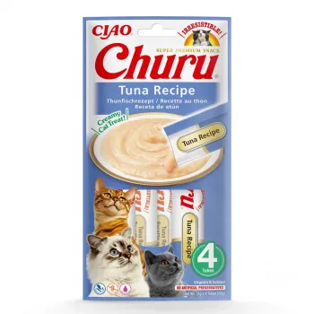 INABA Churu recept s tuniakom - mačacia pochúťka - 4x14 g
