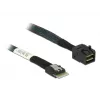 DeLOCK SAS kábel 85081 0,5 m tenký SAS SFF-8654 Mini SAS HD SFF-8643