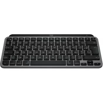 Logitech Master Series MX Keys Mini for Mac – klávesnica – kompaktná – podsvietená – bezdrôtová – Bluetooth LE – AZERTY – francúzska – Space Gray (920-012646)