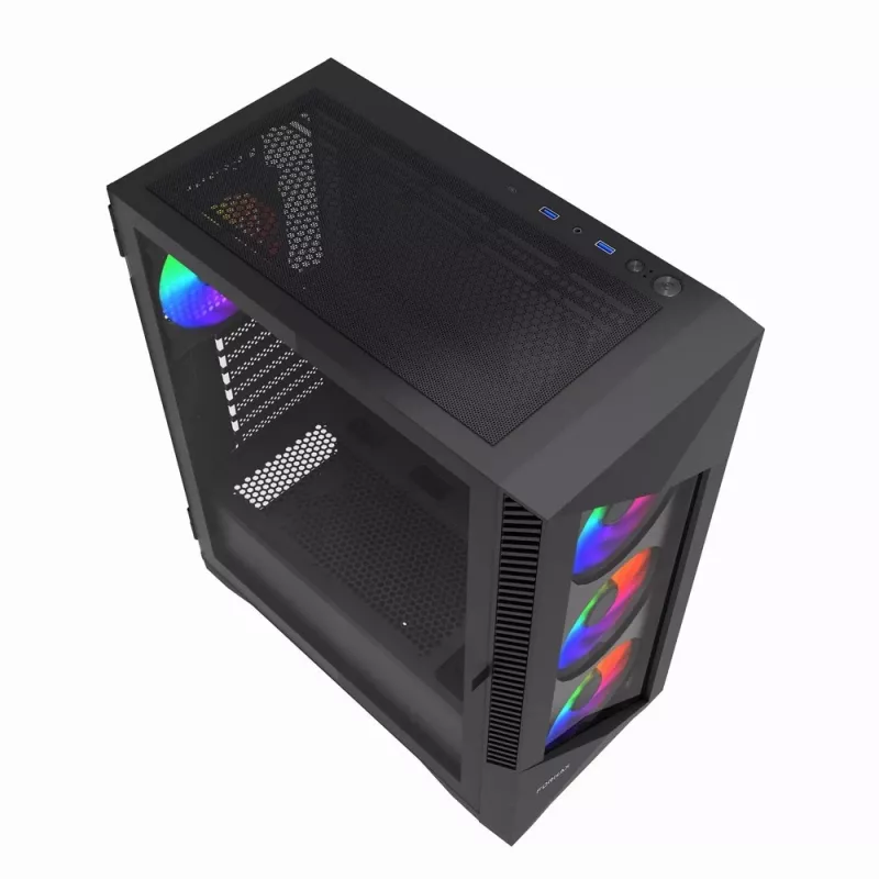 Gembird CCC-FC-900ARGB herná skriňa Fornax 900, ATX, čierna