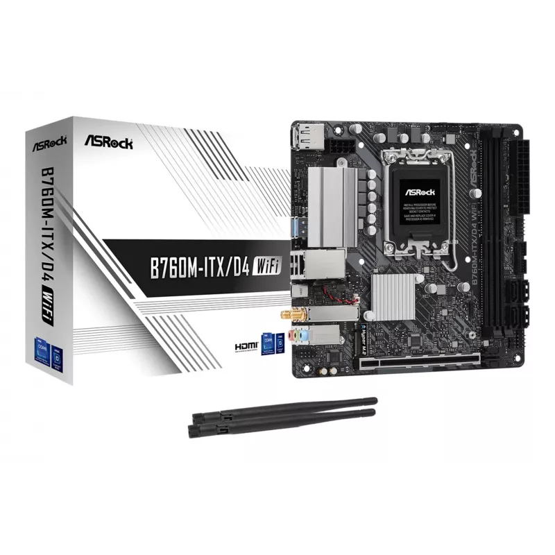 Základná doska ASRock B760M-ITX/D4 WiFi Intel B760 LGA 1700 mini ITX