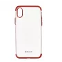 Puzdro Tellur iPhone X červená transparentná