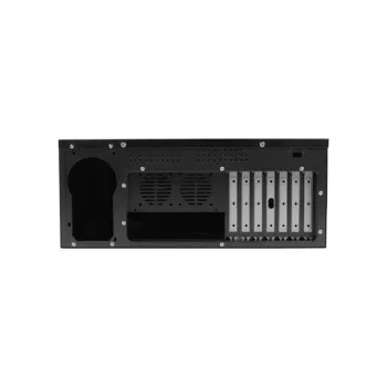 Rack skriňa LANBERG SC01-3504-10B, 1x 3,5-palcový + 1x 2,5-palcový slot, 7 rozširujúcich slotov, 2x 120-mm predné ventilátory, USB2.0