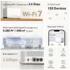 Mesh systém MERCUSYS Halo H27BE dvojpásmový Wi‑Fi 6, balenie 2 ks, 3x LAN, 3568 Mbit/s, interné antény, biela