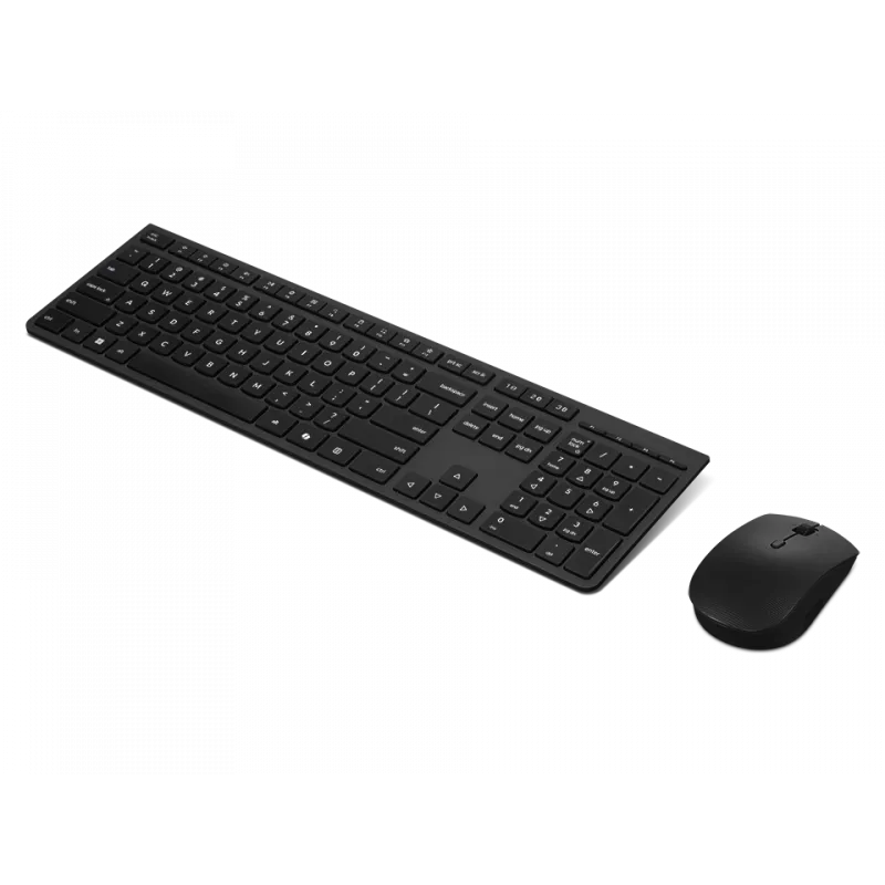 Bezdrôtová nabíjateľná sada klávesnica-myš Lenovo 4X31R64356 Bluetooth sivá