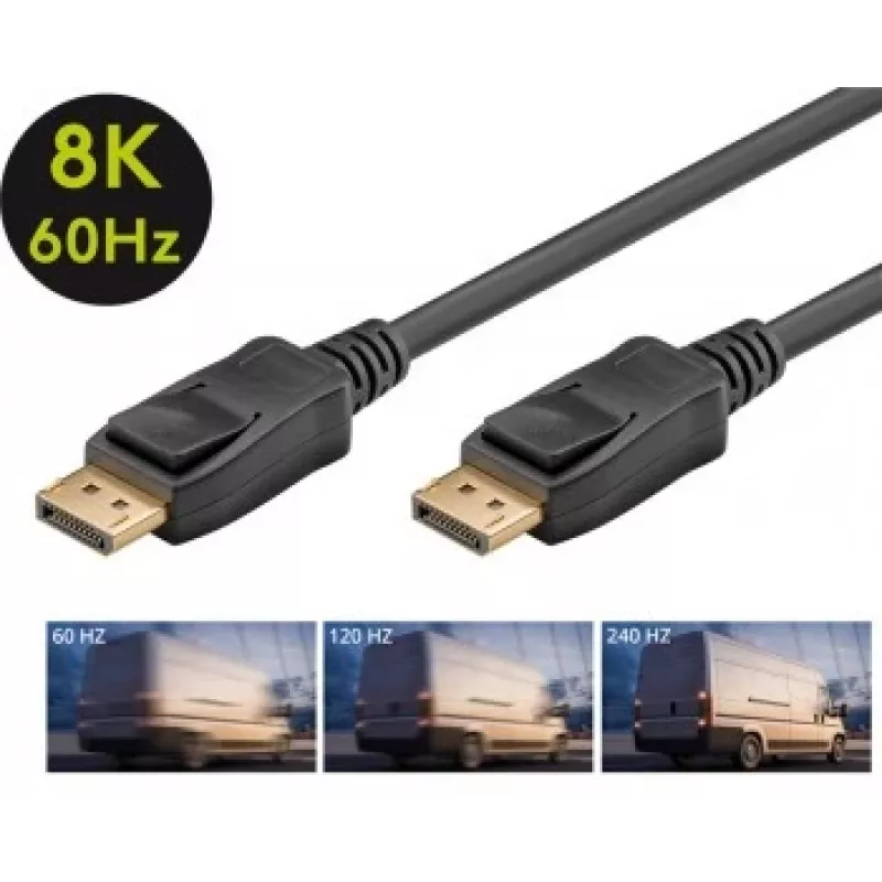 Goobay DisplayPort prepojovací kábel 1.4 3 m DisplayPort na DisplayPort