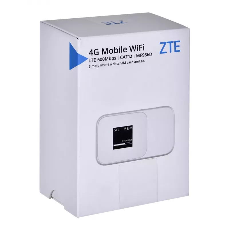 Router ZTE MF986D 4G UFI LTE CAT12/13 1x USB Type-C, 1x SIM slot 2x TS-9