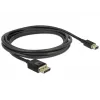 DeLOCK - DisplayPort kábel - DisplayPort (M) na Mini DisplayPort (M) - 2 m - čierny - podpora 8K