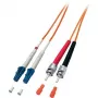 Equip LC/ST 50/125μm 10 m InfiniBand/optický kábel oranžová