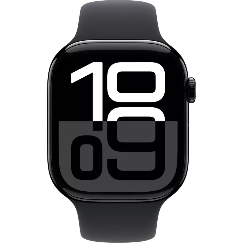 Apple Watch S10 Diamond Black hliník Black Sport Band S/M GPS + Cellular 46mm MWY33QF/A 2024