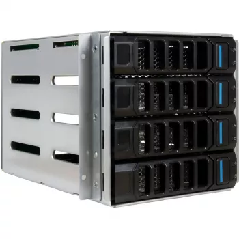 INTER-TECH ER-680 skriňa pre stolový PC (čierna/strieborná) kompaktný mid-tower