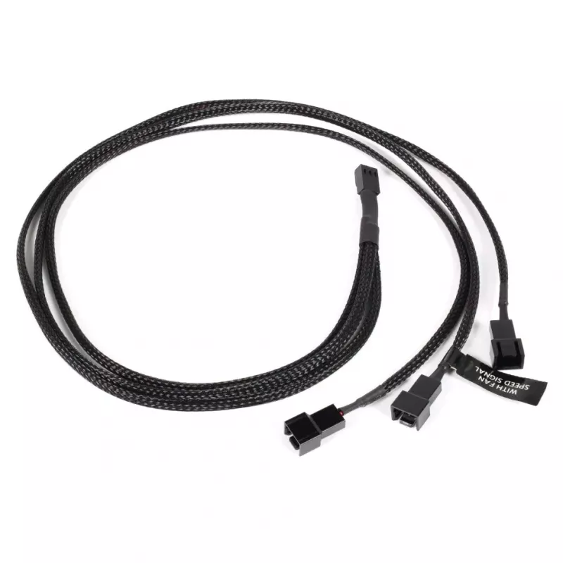 Alphacool Y rozbočovač 3-pin na 3x - 60 cm - 0,6 m (18692)